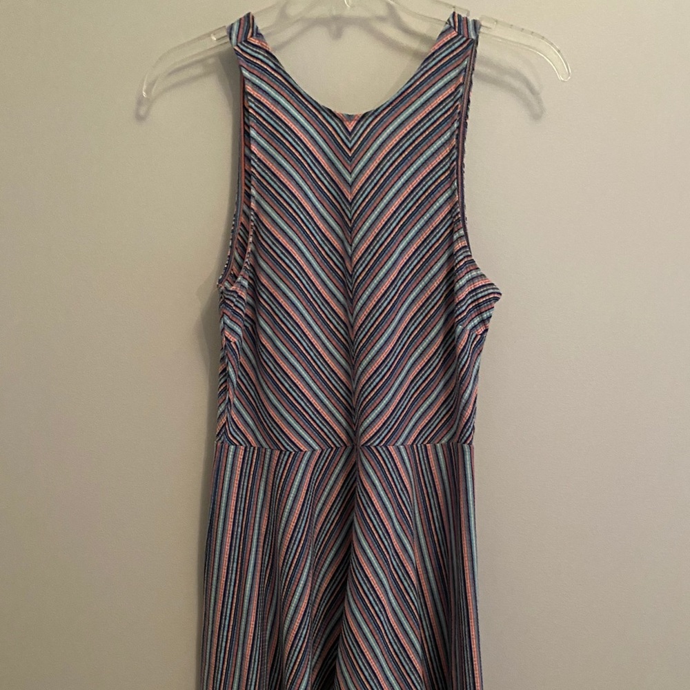Aeropostale Stripped pink skater Dress, razor back